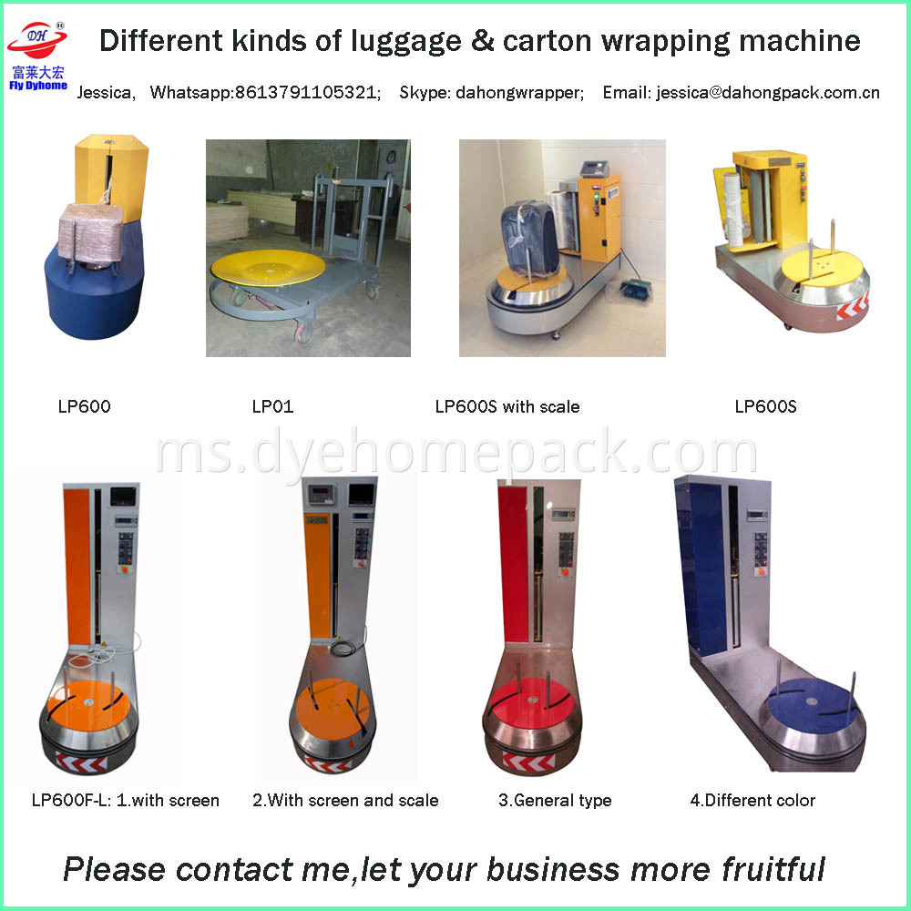 luggage wrapping machine